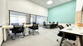 天河北近地铁恒源大厦120平方精装修写字楼小高层采光好