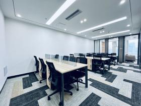 217平方天河写字楼富力盈隆广场双地铁上盖办公室精装修
