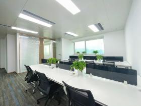 223平方天河北大都会广场甲级写字楼高层双面采光办公室