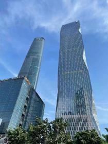 富力盈凯广场187平方优质天河写字楼精装修办公室视野采光好